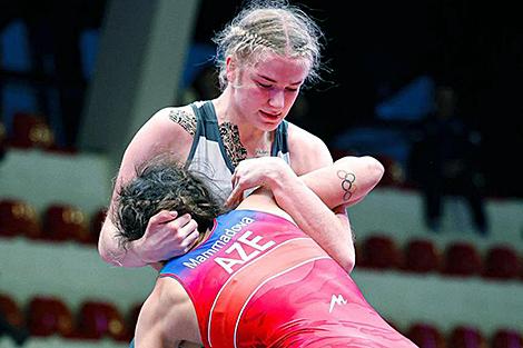 Белоруска Тереня стала чемпионкой Европы по борьбе среди молодежи