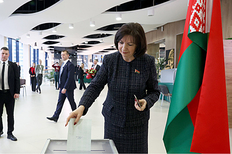 Кочанова: в день выборов белорусский народ по-особенному ощущает свое единство