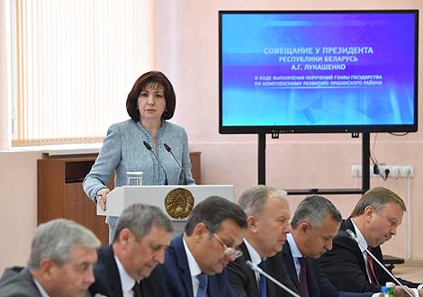 Кочанова: из 126 поручений Президента по развитию Оршанского района выполнено 87