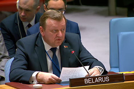 Алейник в ООН: Беларусь, как никто другой, заинтересована в скорейшем урегулировании конфликта в Украине