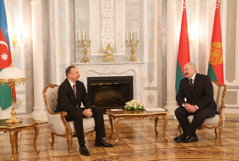 Алиев видит позитивную динамику по всем направлениям сотрудничества с Беларусью