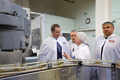 Belarus’ PM visits Orsha Meat Canning Plant