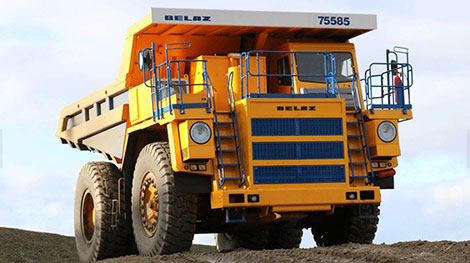 Belarusian BelAZ ships haul trucks to Armenia