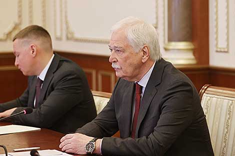 Gryzlov: Belarus-Russia relations have advanced to a very high level