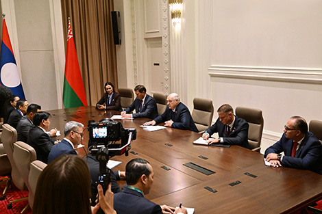 Lukashenko calls for deeper ties with Laos, outlines promising areas