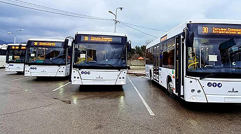 Minsk Automobile Plant ships batch of buses to Russia's Gelendzhik