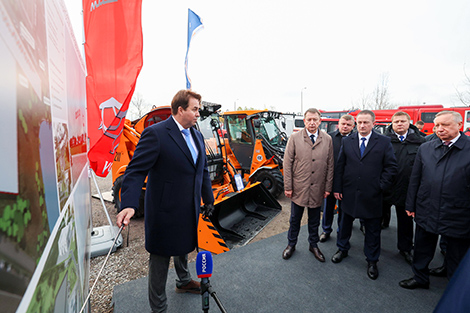 PM attends groundbreaking ceremony for Belarusian Machinery Center in St. Petersburg