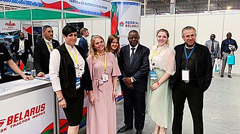 Belarusian products on display in Angola