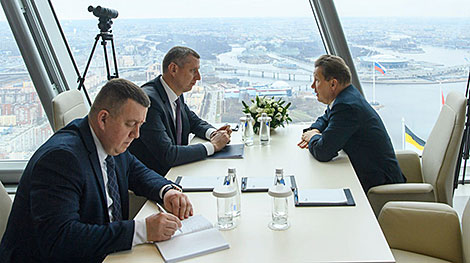 Belarusian ambassador, Gazprom head discuss cooperation projects, possibilities