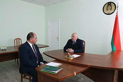 Lukashenko, Golovaty discuss situation at Belaruskali