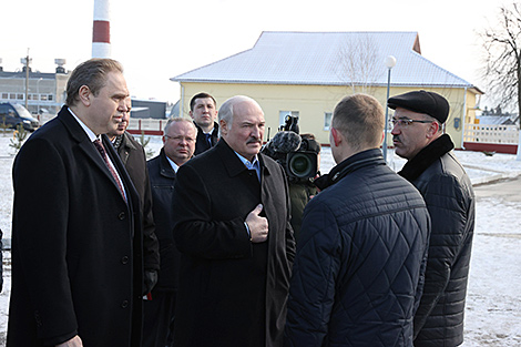Belarus president visits agricultural company near Grodno