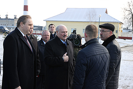 Belarus president visits agricultural company near Grodno