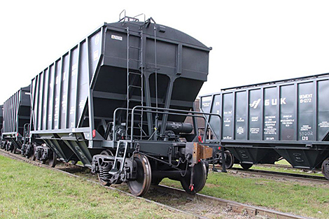 Belarus’ first route train with cement goes to Russia's Udmurtia