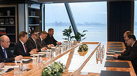 Belarus’ vice-premier holds talks with Russia’s Gazprom head