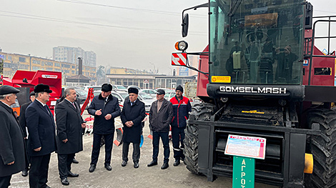 Presentation of machines, vehicles by Belarusian MTZ, Gomselmash arranged in Tajikistan