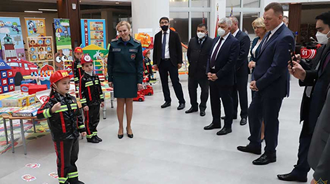 Uzbekistan’s delegation visits educational center of Belarus’ Emergencies Ministry