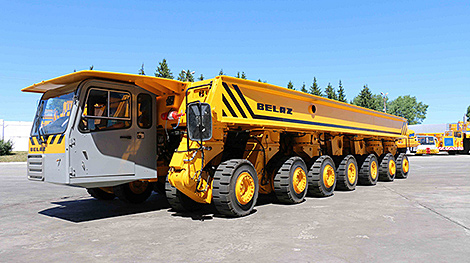 Belarusian BelAZ ships heavy-duty truck to Russian steel mill