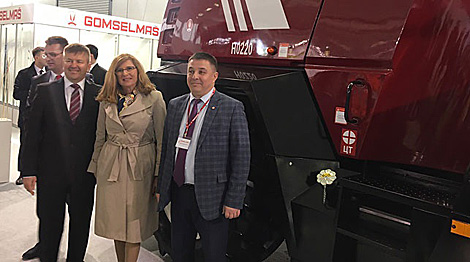 Products by Belarusian Gomselmash on display at Agrosalon 2019 in Slovakia