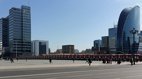 Беларусь передала Монголии первую партию пожарной техники