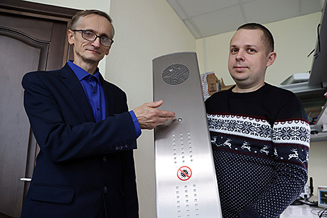 Инновационную систему дезинфекции кабины лифта от COVID-19 разработали на могилевском 