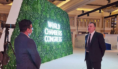 Улахович принимает участие во Всемирном конгрессе ТПП в Дубае
