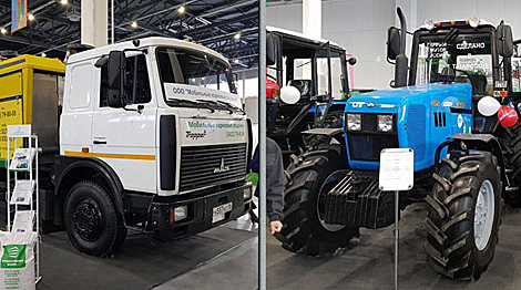 Глава Татарстана ознакомился с новинками белорусской техники на выставке в Казани