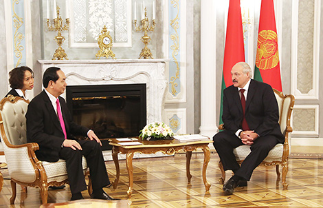 Лукашэнка: Беларусь разлічвае на развіццё палітычных і гандлёва-эканамічных адносін з В'етнамам