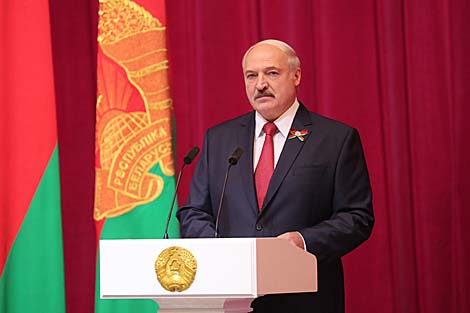 Лукашэнка: вызваленне Беларусі стала кропкай адліку новай гісторыі краіны - мірнай і стваральнай