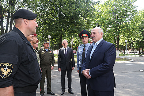 Лукашэнка ўпэўнены ў правільнасці курсу на стварэнне надзейнай сістэмы нацбяспекі