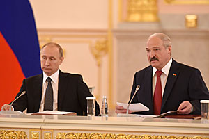 Лукашэнка: Беларусь і Расія разам пераадолеюць любыя цяжкасці