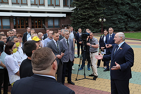 Лукашэнка: не хачу, каб мы разбурылі мір і стабільнасць, якія ёсць у Беларусі