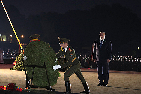 Лукашэнка: подзвіг воінаў Брэсцкай крэпасці стаў першым крокам на шляху да Перамогі