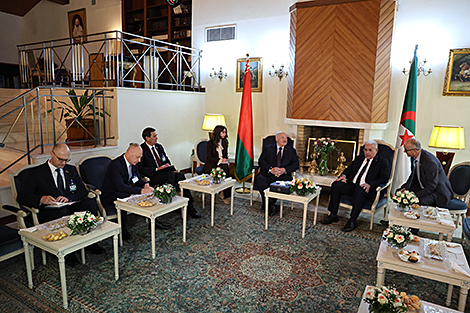 Лукашэнка сустрэўся са спікерам Нацыянальнай народнай асамблеі Алжыра