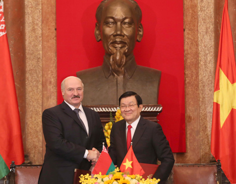 Лукашэнка: Беларусь разглядае В'етнам як плацдарм для развіцця супрацоўніцтва з іншымі краінамі Паўднёва-Усходняй Азіі