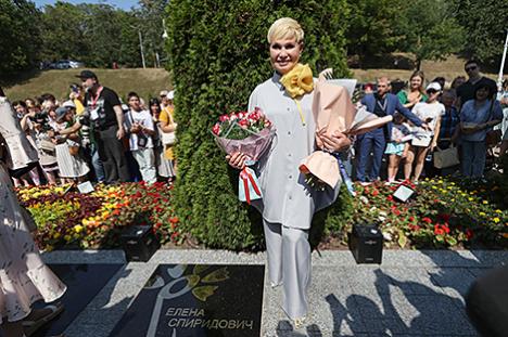 Імянная зорка Алены Спірыдовіч з'явілася на Алеі зорак 