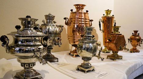 З Тулы са сваім самаварам: выстава старадаўніх прадметаў адкрылася ў Магілёве