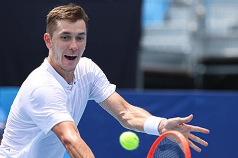 Беларускі тэнісіст Герасімаў выйшаў у 1/8 фіналу турніру ў Адэлаідзе