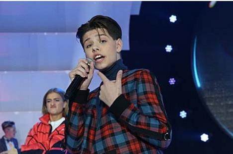 Даніэль Ястрэмскі на дзіцячым 