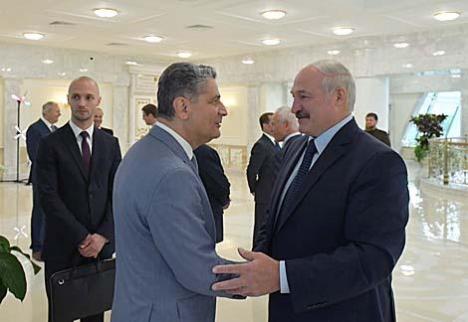 Лукашэнка ў Палацы Незалежнасці прыняў высокіх гасцей II Еўрапейскіх гульняў