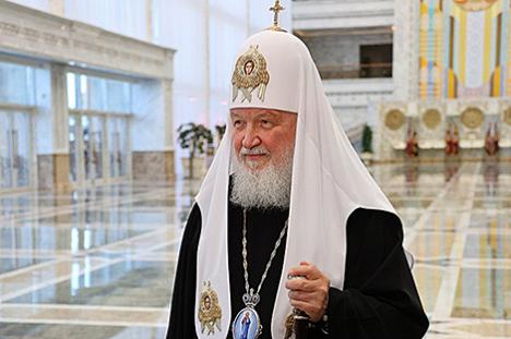 Свяцейшы Патрыярх Кірыл прыбыў у Мінск