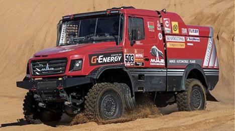 Экіпаж Сяргея Вязовіча займае чацвёртае месца пасля першага этапу 