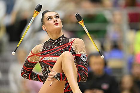 Гарнасько заваявала чатыры залатыя ўзнагароды на турніры па мастацкай гімнастыцы ў Дубаі