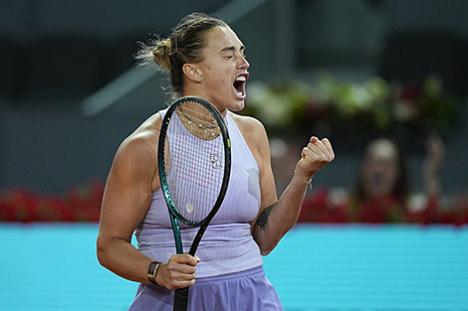 Сабаленка чацвёрты раз згуляе ў фінале турніру WTA-1000 у Мадрыдзе