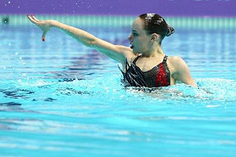 Сінхраністка Хандошка прынесла Беларусі першы медаль Гульняў краін БРІКС