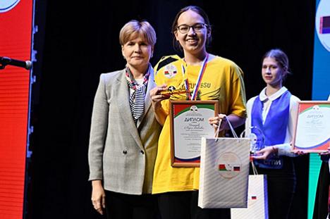 Ліцэістка БДУ стала абсалютным пераможцам алімпіяды школьнікаў Саюзнай дзяржавы