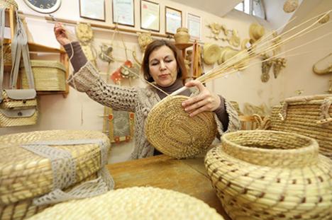 У музеі народнай творчасці 