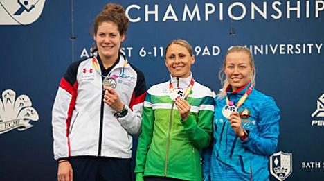 Пяціборка Ірына Прасянцова заваявала бронзу на ЧЕ і атрымала ліцэнзію на Алімпіяду ў Токіа