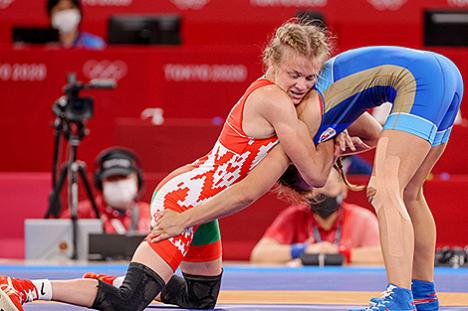 Беларуска Ірына Курачкіна выйшла ў паўфінал Алімпіяды