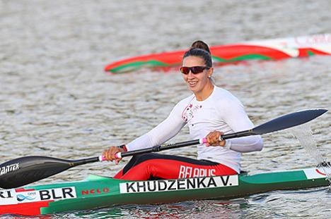 Вольга Худзенка выйшла ў паўфінал Алімпіяды ў гонках байдарак на 500 м