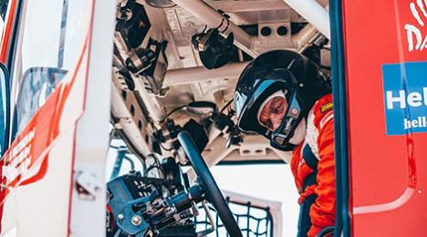 Экіпаж Вязовіча выйграў этап 